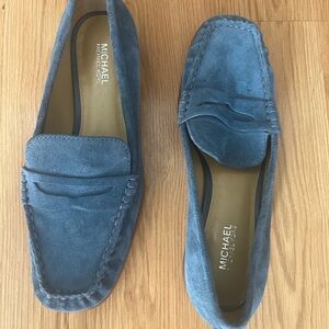 Michael Kors Blue Suede womens Loafers